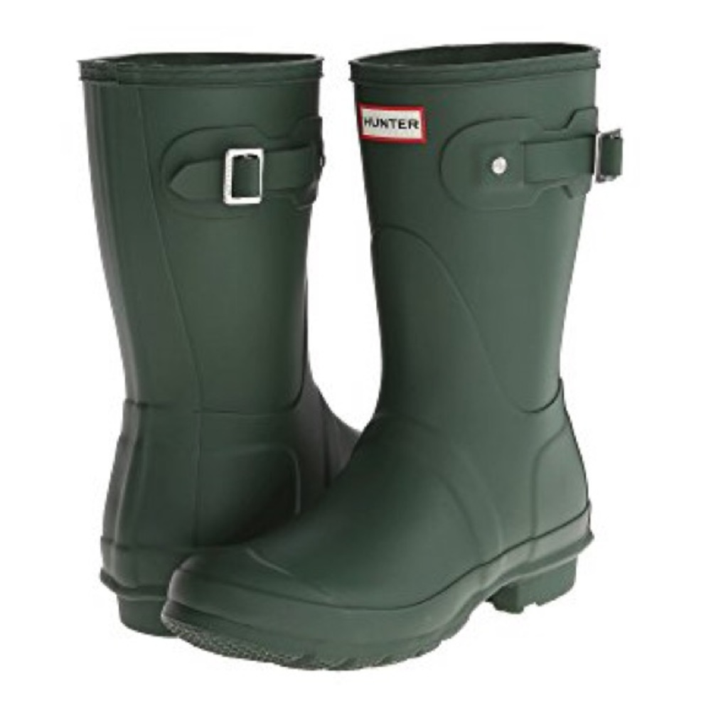 Short Green Hunter Boots